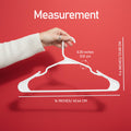 Utopia Home Plastic Hangers, 50 Pack, Clothes Hangers with Shoulder Grooves, Durable Space Saving Coat Hanger for Shirts, Pants, Skirts, Jackets, Blouses, Dresses and Everyday Wardrobe Use (White) 🍁 All In One Marketplace Canada