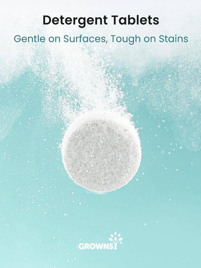 Grownsy Detergent Washing Tablets 130 PCS for Momcozy, Baby Brezza, Papablic Bottle Washer, Compatible with All Brands Baby Bottle Washers 🍁 All In One Marketplace Canada