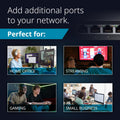 D-Link DGS-108, 8 Port Gigabit Ethernet Switch Unmanaged, Network Splitter, Silent Fanless, Network Hub, Sturdy Metal with Shielded Ports, Compact Desktop/Wall Mount, QoS, Energy Saving, Plug and Play 🍁 All In One Marketplace Canada