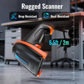 Tera Barcode Scanner Wireless 1D Laser Cordless Barcode Reader with Battery Level Indicator, Versatile 2 in 1 2.4Ghz Wireless and USB 2.0 Wired 🍁 All In One Marketplace Canada
