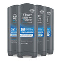 Dove Men+Care Refreshing Power + Renew 3N1 Body, Hair and Face Wash with 24-Hour Nourishing Micromoisture Technology Body Wash for Men 400 ml (Pack of 4) 🍁 All In One Marketplace Canada