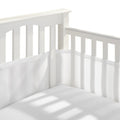 BreathableBaby Breathable Mesh Liner for Full-Size Cribs, Classic 3mm Mesh, White (Size 4FS Covers 3 or 4 Sides) 🍁 All In One Marketplace Canada