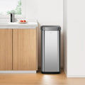 EKO EcoSmart Tall and Large Kitchen Trash Can, 80L/21.1G High Capacity, Touchless Soft Square Motion Sensor Garbage Can, Brushed Stainless Steel 🍁 All In One Marketplace Canada