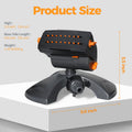 Diivoo Mini Turbo Oscillating Sprinkler, Garden Sprinkler with Large Base, Water Sprinkler for Yard, Adjustable Width, Range and Flow Rate, 16 Nozzles, Grey 🍁 All In One Marketplace Canada