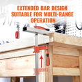 VEVOR Bar Clamps for Woodworking, 2-Pack 36" Clamp, Quick-Change F Clamp with 600 lbs Load Limit, 2.5" Throat Depth, Cast Iron and Carbon Steel, Wood Clamps for Woodworking Metal Working 🍁 All In One Marketplace Canada