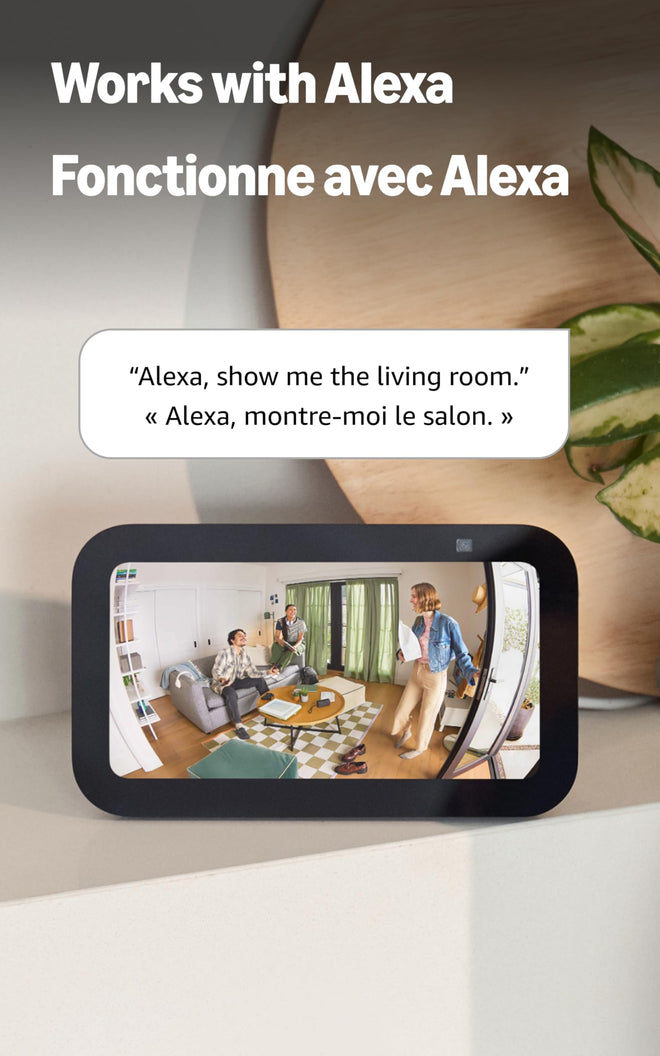 Ring Indoor Cam (2nd Gen) | 1080p HD Video & Colour Night Vision, Two-Way Talk, and Manual Audio & Video Privacy Cover (2023 release) | White 🍁 All In One Marketplace Canada