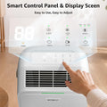 Dehumidifier for Basement with Drain Hose Max 34 Pints, KNKA 2500 Sq.Ft Dehumidifiers for Home, Large Room, Bathroom, Three Operation Modes, Intelligent Humidity Control, Dry Clothes, 24HR Timer 🍁 All In One Marketplace Canada