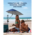 Sport-Brella Versa-Brella SPF 50+ Adjustable Umbrella with Universal Clamp, Regular, Gray 🍁 All In One Marketplace Canada