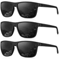 KALIYADI Polarized Sunglasses Men, Lightweight Mens Sunglasses Polarized UV Protection Driving Fishing Golf (Black/Black/Black) 🍁 All In One Marketplace Canada