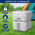 SerenLife Portable Toilet - 5.2 Gallon Camping and RV Porta Potty, Flushable, Leak Proof and Detachable Waste Tank, Ideal for Road Trip, Boats, Travel and Hiking Gear Essentials 🍁 All In One Marketplace Canada