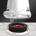 Korky 6000BP Toilet Wax Free 3" Rubber Seal Kit with Hardware, Red 🍁 All In One Marketplace Canada