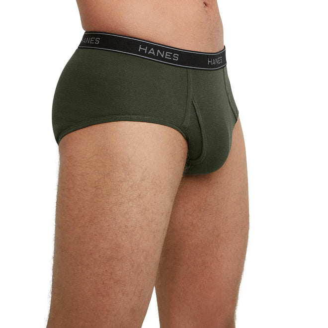 Hanes Men's Plus-Size 6-Pack Freshiq Exposed Waistband Mid-Rise Brief, Dyed Underwear, - Assorted Briefs, Assorted, XX-Large US 🍁 All In One Marketplace Canada