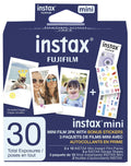 Fujifilm Instax Mini Film, 3 Pack with Stickers (30 exposures) White 600022104 🍁 All In One Marketplace Canada