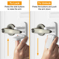 Jolik Improved Childproof Door Lever Lock(2 Pack)& Handles Premium Bonding Adhesive - door handle child proof 🍁 All In One Marketplace Canada