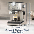 De'Longhi Classic Signature Espresso Machine, Adjustable Milk Frother 🍁 All In One Marketplace Canada