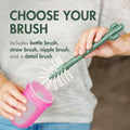 Boon Cacti Bottle Cleaning Brush Set, Terracotta , 4 Piece Set 🍁 All In One Marketplace Canada