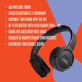 JBL Tune 520BT - Wireless On-Ear Headphones, Up to 57H Battery Life and Speed Charge, Lightweight, Comfortable and Foldable Design, Hands-Free Calls with Voice Aware (White) 🍁 All In One Marketplace Canada