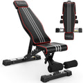 Yoleo Adjustable Weight Bench, 660LB Foldable Workout Bench with Extended Head/Neck Protection/Spine Support for Bench Press, Fast Folding Incline Decline Flat Bench 🍁 All In One Marketplace Canada