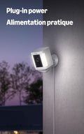 Ring Spotlight Cam Plus, Plug-in | Two-Way Talk, Colour Night Vision, and Security Siren - Black 🍁 All In One Marketplace Canada