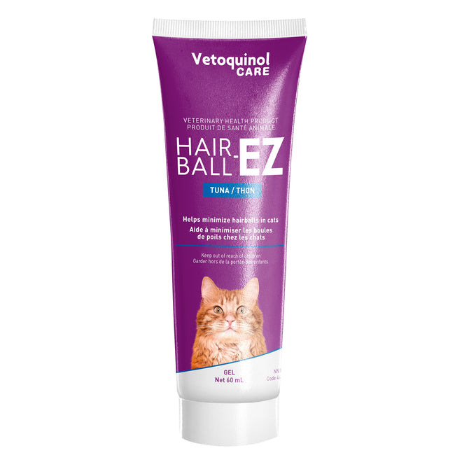 Vetoquinol Hairball-EZ – Veterinary Health Product – Helps Minimize Hairballs in Cats (Tuna) 🍁 All In One Marketplace Canada