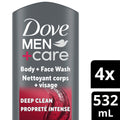 Dove Men+Care Body and Face Wash with 24-hour Nourishing Micromoisture, Deep Clean, Men's Body Wash, 532mL (Pack of 4) 🍁 All In One Marketplace Canada