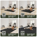 AIRHOP 12x12In Thick 18 Tiles Gym Floor Mat, High-Density EVA Foam Puzzle Gym Mat, Interlocking Foam Floor Tiles for Home Gym Exercise Equipment, Play Workout Garage Kitchen Flooring 🍁 All In One Marketplace Canada
