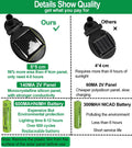 SIOTMERA 4Count Solar Lights Outdoor Waterproof IPX5, Solar Garden Lights, Wind Swaying Firefly Lights, Christmas Lights Outdoor, for Yard Lawn Pathway Decoration Lighting, 6LED WarmYellow 🍁 All In One Marketplace Canada