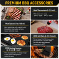 34Pcs BBQ Grill Accessories Tools Set, 16 Inches Stainless Steel Grilling Tools with Carry Bag, Thermometer, Grill Mats for Camping/Backyard Barbecue, Grill Tools Set for Men Women 🍁 All In One Marketplace Canada