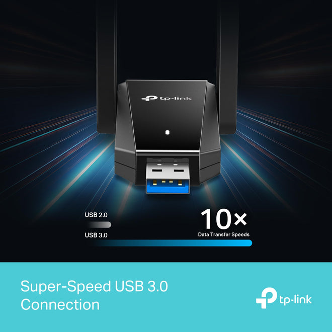 TP-Link AX1800 WiFi 6 USB Adapter (Archer TX30U Plus) – Dual High-Gain Antennas, Up to 1800 Mbps, USB 3.0, OFDMA, MU-MIMO, WPA3 Security, Plug & Play for Windows 10/11 🍁 All In One Marketplace Canada