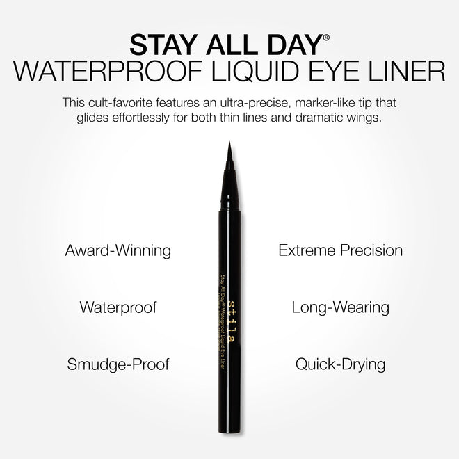 stila Stay All Day Waterproof Liquid Eye Liner, Original, Intense Black 🍁 All In One Marketplace Canada