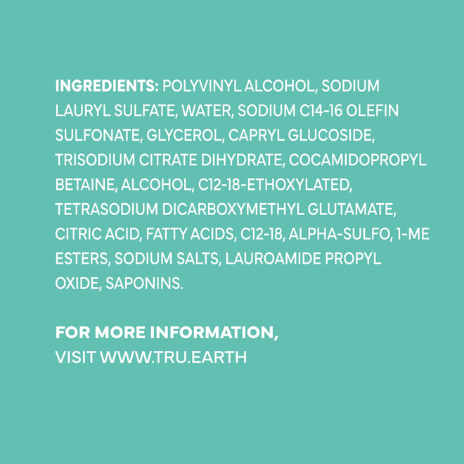 Tru Earth Compact Dry Laundry Detergent Sheets, Unscented - Up to 128 Loads (64 Sheets) - Paraben-Free - Original Eco-Strip Liquidless Laundry Detergent, Travel Laundry Sheets 🍁 All In One Marketplace Canada