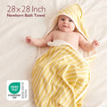 Momcozy Baby Towel with Hooded - Ultra Soft & Absorbent Large Bath Towel Set for Comfort & Gentle on Baby's Skin - Med Thick& Durable -Shower Gift & Bath Essential for Newborn, Infant, Toddler 🍁 All In One Marketplace Canada