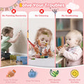 Kikidex Girl Toys Age 1-3 Magnetic Drawing Board, Gifts for 1 2 3 Year Old Toddlers Birthday, Doodle Board for Preschool Learning and Educational Erasable Sketching Pad(Soft Pink) 🍁 All In One Marketplace Canada