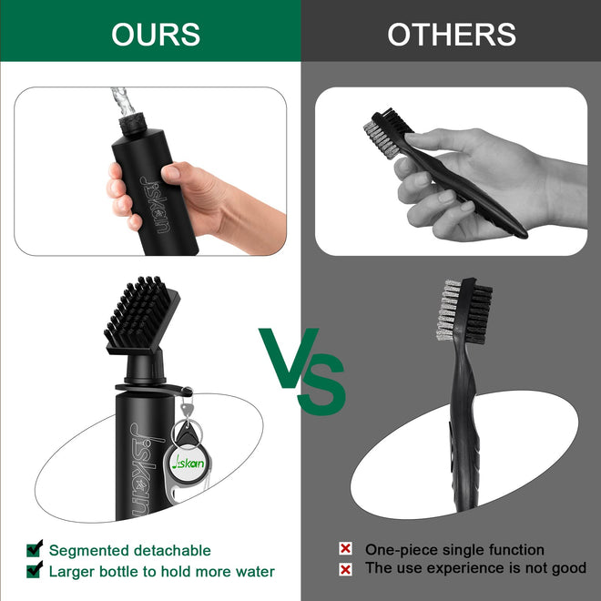Jiskan Pro Golf Club Brush Cleaner with Retainer Clip and Squeeze Water Bottle 7.5 Inches Holds 4 Ounces of Water, Essentials Golf Accessories for Men Best Gifts for Men 🍁 All In One Marketplace Canada