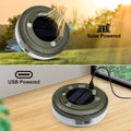 HAMLITE Solar Camping String Lights: 4 in 1 Camping Fairy Light - 32.8Ft Camping Lights with 5 Modes - USB Outdoor String Lights Rechargeable - Waterproof Retractable String Light for Hiking, Tent, RV 🍁 All In One Marketplace Canada