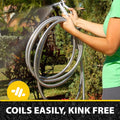 Bionic Steel Metal Garden Hose 75 Ft, Rust Proof 304 Stainless Steel Water Hose with Brass Fittings, Flexible & Heavy Duty Hose, Lightweight, Kink Free & Easy Coil Outdoor Hose- 2021 Model… 🍁 All In One Marketplace Canada