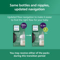 Philips Avent Natural Glass Baby Bottles with Natural Response Nipples (Slow Flow, Flow 2), 4oz, 3-pack, SCY910/03 🍁 All In One Marketplace Canada