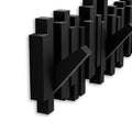 Umbra Sticks Wall-Mounted Coat Rack Rail Hook with 5 Retractable Pegs – Modern, Space-Saving Storage Organizer, Black 🍁 All In One Marketplace Canada