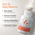 ATP LAB - Synerzinc, 90 Capsules 90-Day Supply - Zinc Supplement An Essential Mineral - Helps to Maintain Healthy Skin and Immune Function - Helps to Produce and Repair Connective Tissue 🍁 All In One Marketplace Canada