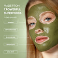 PLANTIFIQUE Clay Mask with Avocado & Superfoods - Korean Face Masks Skincare Products - Dermatologically Tested - Masque Visage Beauté - Gift Idea, 110g / 3.88 fl oz 🍁 All In One Marketplace Canada