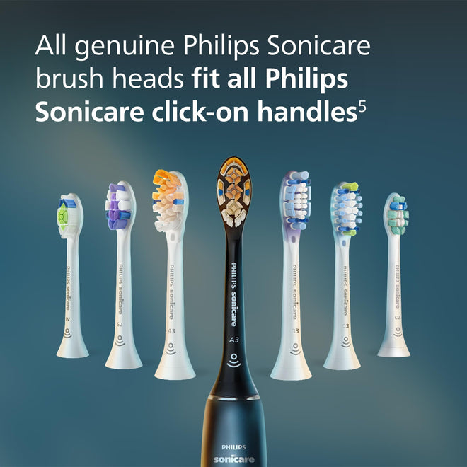Philips Sonicare A3 All-in-one - Genuine Replacement Electric Toothbrush Heads, Black, 2 Pack, HX9092/95 🍁 All In One Marketplace Canada