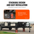 VEVOR Trailer Jack Block, 6000 lbs Capacity per RV Leveling Block, Polypropylene RV Camper Stabilizer Blocks, RV Travel Accessories Use for Any Tongue Jack, Post, Foot, 5th Wheels, 4-Pack 🍁 All In One Marketplace Canada