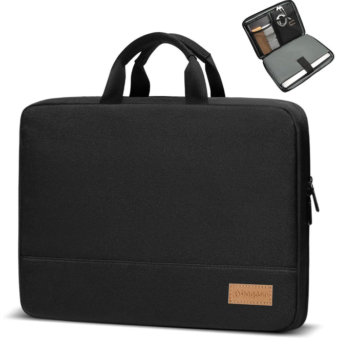 bagasin Laptop Sleeve Case, 15 15.6 16 inch TSA Laptop Sleeve Water Resistant with 4-Layer Protection, Computer Carrying Bag Compatible with MacBook, HP, Dell, Lenovo, Asus Notebook 🍁 All In One Marketplace Canada