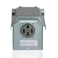 Leviton 50A Outdoor EV Charging Outlet with Metal Weather-Resistant Cover, Surface Mount, EVCVM-050, Gray 🍁 All In One Marketplace Canada