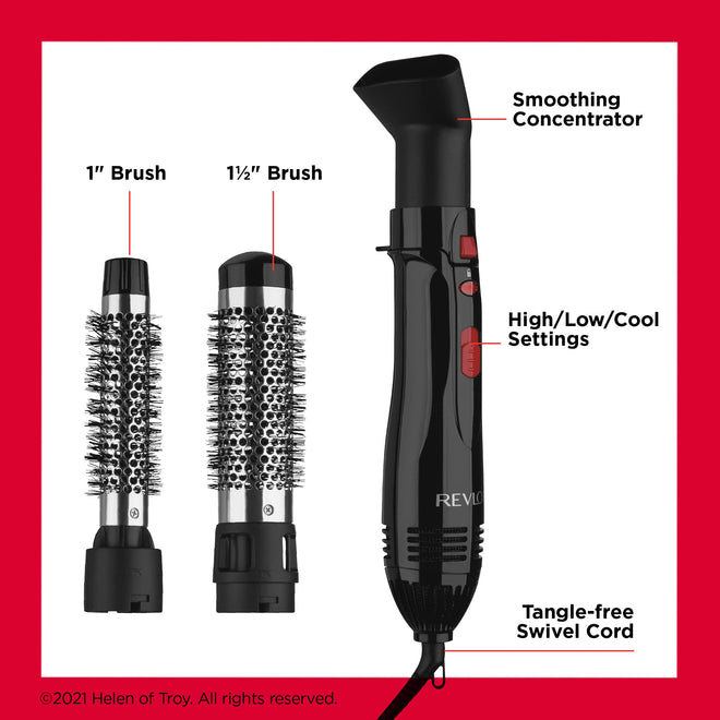 Revlon All-In-One Style Hot Air Kit - Curl and Volumize Hair, Salon-Styled Finish 🍁 All In One Marketplace Canada