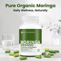 Nutrawave ORGANIC MORINGA LEAF Capsules 1200mg High Potency (2 x 600mg) – Gluten Free, Non-GMO, Vegan-Friendly Antioxidant Supplement -120 Capsules 🍁 All In One Marketplace Canada