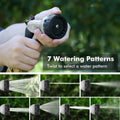 RESTMO Garden Hose Nozzle, Heavy Duty Metal Water Hose Nozzle with 7 Adjustable Spray Patterns, High Pressure Hand Sprayer with Flow Control, Best for Watering Plant & Lawn, Washing Car & Pet, Black 🍁 All In One Marketplace Canada