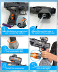 2PCS Electric Water Gun for Kids Adults,Auto Squirt Gun with Flashing Muzzle,26FT Range,Leak-Proof Rechargeable Water Blaster for Summer Pool Beach Water Fights 🍁 All In One Marketplace Canada