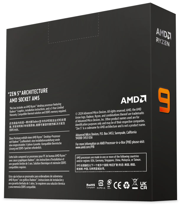 AMD Ryzen™ 9 9950X 16-Core, 32-Thread Unlocked Desktop Processor 🍁 All In One Marketplace Canada