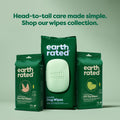 Earth Rated (A Canadian Company) Pet Wipes for Dogs and Cats, Hypoallergenic, Cleaning and Hydrating, for Grooming Paws, Body and Butt, Unscented, 400 Count 🍁 All In One Marketplace Canada